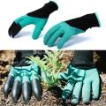 Garden gloves With Claws 4 ABS Plastic Garden Genie Rubber Gloves Quick Easy to Dig and Plant For Digging Planting. 