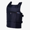 Black Solid Chest Guard For Bike Riding. 