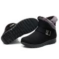 Women Winter Warm Snow Boots Fashionable Tassel Flat Platform Cotton Boots (Shoes-1). 