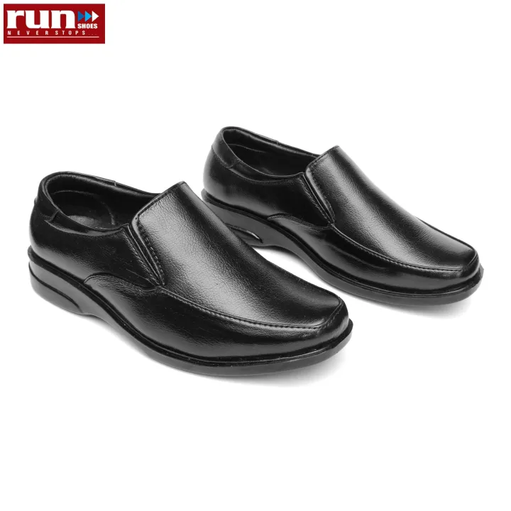 Run%20Shoes%20%20Black%20Leather%20Plain%20Slip-on%20Official%20/%20Formal%20Shoe%20For%20Men%20(1560)%20-%20Image%202