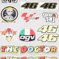 Agv-46 The Doctor Radium Sticker Logo For All Purpose. 
