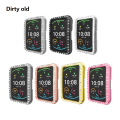 Dirty old 【LuxeLoom123】Rhinestone Bumper Hybrid Shell PC Watch 2025 New Cover For -HUAWEI Watch Fit Smart Protector. 