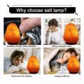 Himalayan Pink Salt Lamp by Safa Sansar - Natural (3-4Kg). 