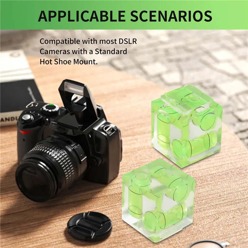 S.C.V. Photography Ideas: Hot Shoe 3-Axis Spirit / Bubble Level Reference