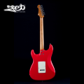 Jet Guitars JS 400 CRD HSS Roasted Maple Coral Red w/ Gigbag. 