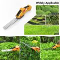 High Quality 2-in-1 Shrubbery Trimmer Handheld Battery Powered Hedge Trimmer Yellow Bush Trimmer Outdoor. 
