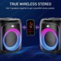 NDR K6 portable Bluetooth Speaker with Heavy Bass and Backup Speaker. 