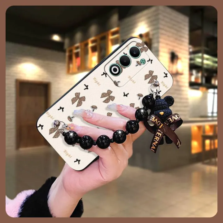 Waterproof%20Skin-friendly%20feel%20Phone%20Case%20For%20OPPO%20A5%205G/4G%202025%20Global%20Cartoon%20soft%20case%20cute%20Bear%20bracelet%20Simplicity%20-%20Image%204