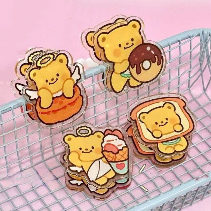Cute%20Butter%20Bear%20PP%20Clip%20Dessert%20series%20Colorful%20Paper%20Clamp%20Double%20Sided%20Cartoon%20Acrylic%20Binder%20Clip%20Students%20-%20Image%204
