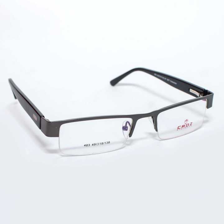 Black Half Frame Design Glasses Frame For Unisex | Daraz.com.np