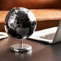 World Globe Constellation Map Globe for Home Table Desk Ornaments Gift Office Home Decoration Accessories(Black). 