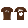 Stussy 8 Ball Cotton Unisex Summer T-shirt. 
