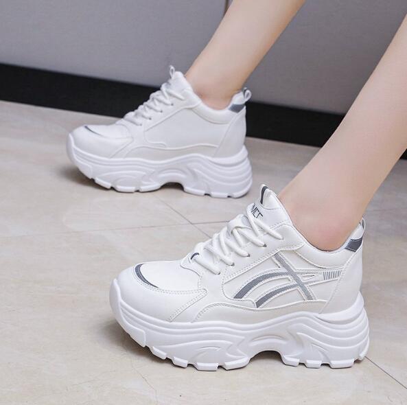 Ladies Korean Heel Luxurious Sneakers Shoes