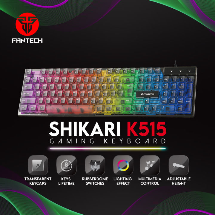 Fantech K515 Shikari RGB Gaming Keyboard