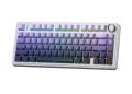 AULA F75 Gradient Purple - Star Vector Switch | 75% Hot Swappable Wireless Gaming Mechanical Keyboard. 
