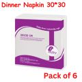 Napkin / Tissue Paper / Dinner Napkin / Softy Dinner Napkin Tissue Paper 30 x 30 cm -70Sheets -Pack Of 6. 