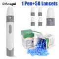 Difutagui 2025 New Lancet Pen Adjustable Depth Blood Sampling Glucose Test Pen Lancing Device for Diabetics Blood Collect 50pcs. 