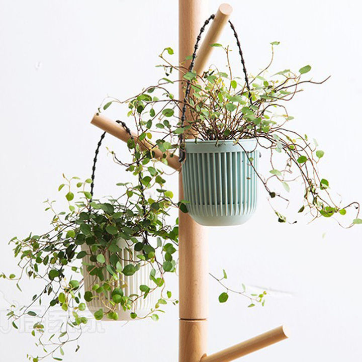Double-layer%20Hanging%20Plant%20Holder%20Lazy%20Water%20Plastic%20Basket%20Wall%20Flower%20Pot%20Mystic%20-%20Image%202