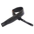 Levy's Leathers DM1PD-XL-BLK Genuine Leather Guitar Strap - XL Black. 