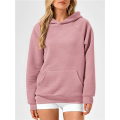 Women Hoodies Oversized Fleece Pink S. 