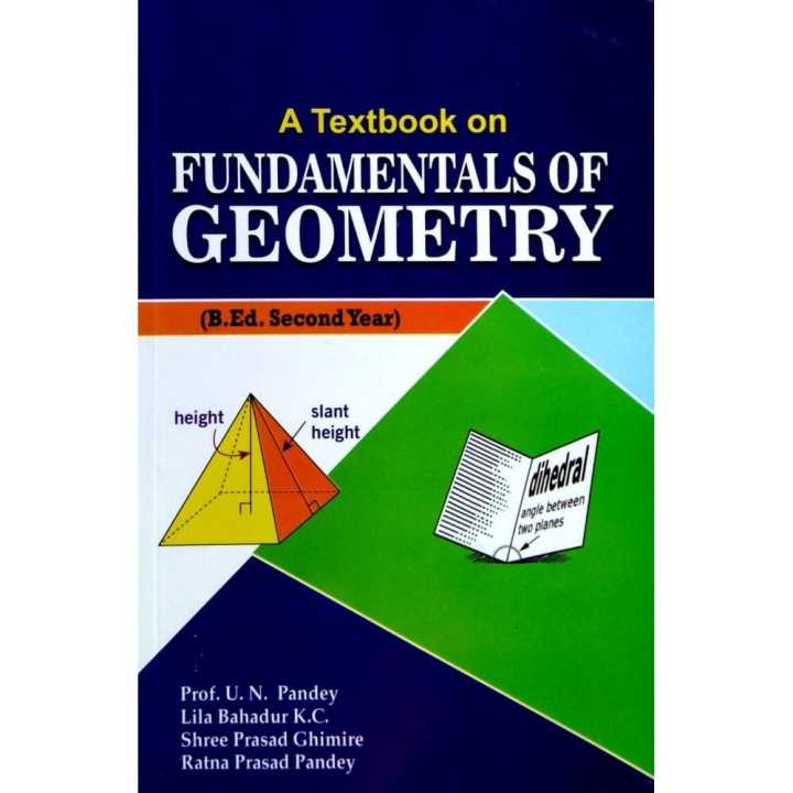 A Textbook Of Fundamentals Of Geometry Bed Second year | Daraz.com.np