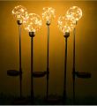 LED Solar Ball Lights 1P65 Waterproof Luminous Copper Wire Solar Garden Light Pathway Lights For Garden Lawn Decoration. 