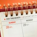 Simple Style Standing 2026 Desk Calendar Foldable Portable Coil Calendar Desktop Display Calendar Ornaments Office Stationery. 