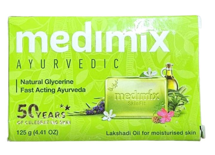 Medimix Ayurveda Seife Mit Glycerin & Lakshadi-Öl – 125 G Für Trockene Haut