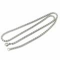 Simple Silver Plated Necklace For Men | Fashion Metal/Alloy Material Minimalist Chain Necklace For Men. 