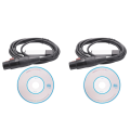 2X DMX512 USB DMX Interface Adapter LED Stage Lighting Controller, USB to DMX Interface Adapter, DMX Controller. 
