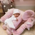 50 CM Height Elephant Pillow Soft Toys Baby Sleeping Cushion Animal Plush Pillows for Baby Kids. 