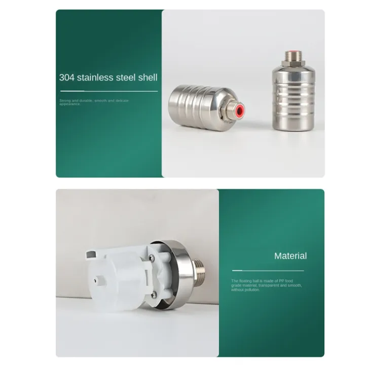 NCANRUI%202Pcs%20Fully%20Automatic%20Water%20Level%20Control%20Float%20Valve,%20Water%20Level%20Controller%20for%20Water%20Tank%203/4Inch%20Side%20Water%20Intake%20-%20Image%209