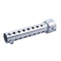 NAMUNY 2 Pcs Silver Motorcycle Exhaust Can Muffler Insert Baffle DB , 42Mm x 80Mm & 35Mm x 140Mm. 