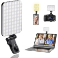 7 Mode 60 LED Selfie Fill Light, 2200mAh Rechargeable Cell for Phone Light, Portable Clip-on Design for Phone/Tablet/Laptop. 
