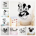 Discounts Funny Mickey Minnie Lover Wall Sticker Self Adhesive Lil Peep Wallpaper Stickers Vinyls Decals on Walls Children's Decoration 3D. 
