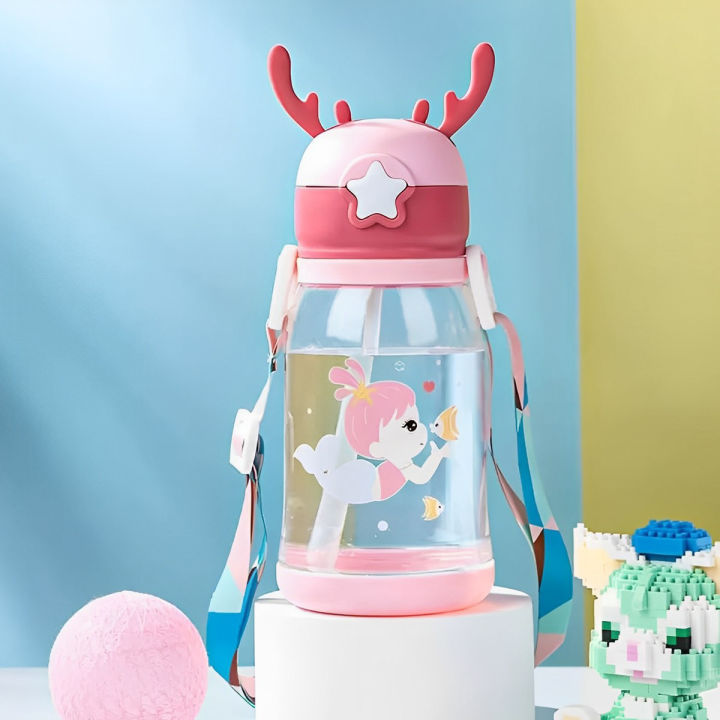 Kids Straw Water Bottle