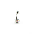 Belly Button Rings Navel Rings Body Piercing Jewelry Stainless Steel Round CZ. 