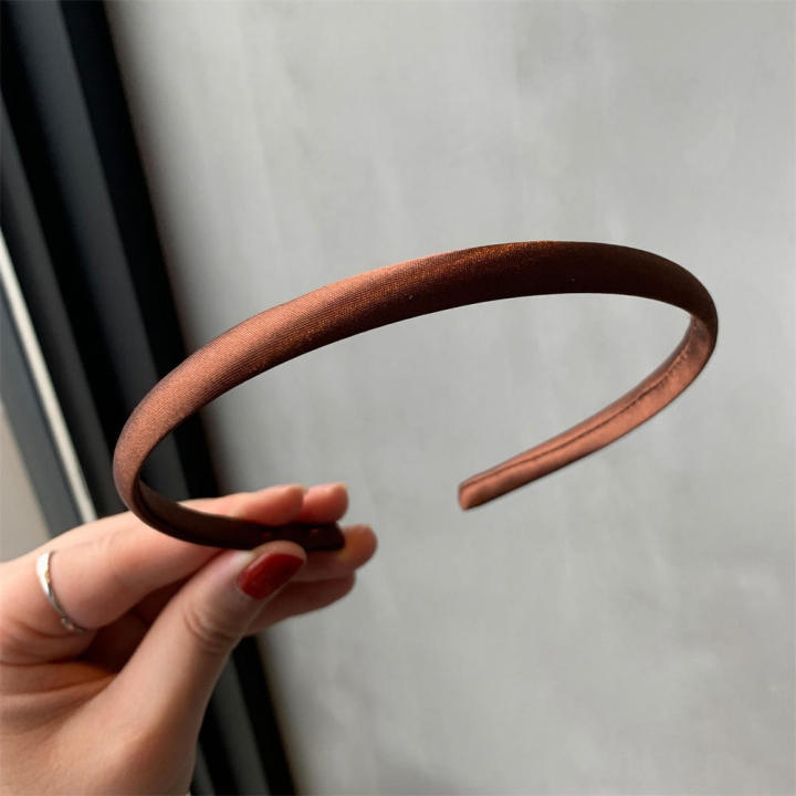 Thin%20Hair%20band%20Elegant%20Candy%20color%20Satin%20Headband%20Jelly%20Slim%20Hair%20accessories%20for%20Daily%20wear%20Party%20Wedding%20Girls'%20night%20out%20Summer%20accessory%20-%20Image%203