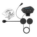 BT12 Motorcycle Helmet BT Headset Headphone Speakers Support Hands-Free Calling. 
