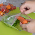 3 Pieces 12*16 Inch Vegetable, Fruit And Meat Packaging Zip lock Bags - Fridge Zip Lock Bags For House Hold Uses. 