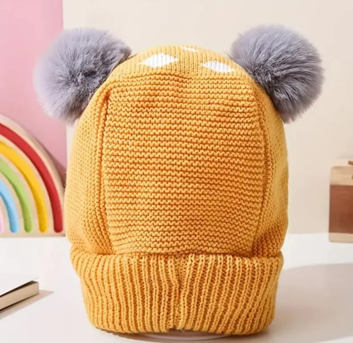 Baby%20Boys%20&%20Girls%20Winter%20Soft%20&%20Warm%20Beanie%20Hats%20Cap%20Topi%20-%20Image%204