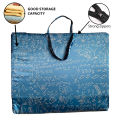 Black/White Dot Design Blanket Cover, Blanket Storage Bag. 