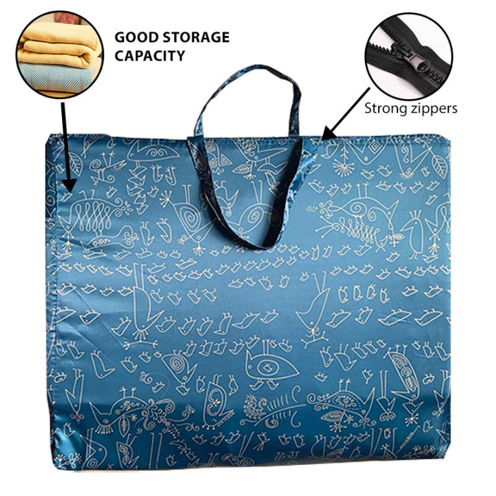 Black/White Dot Design Blanket Cover, Blanket Storage Bag