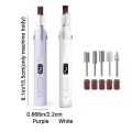 Portable Handheld Electric Nail Polisher Rechargeable Fast Curing Wireless Nail Dryer LCD Display Bottom Nail Lamp Nail Grinder Kit Personal Polish Manicure Tools. 