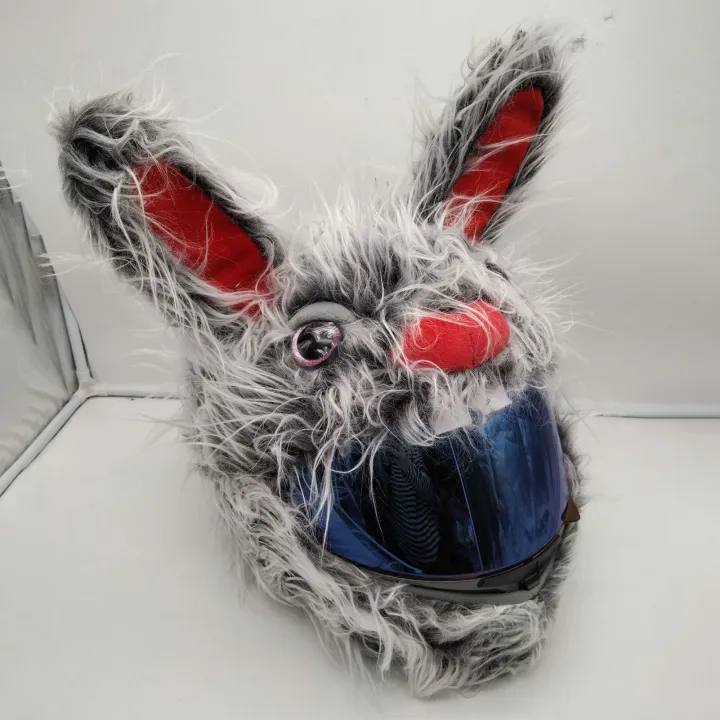SuperRide%20Plush%20Helmet%20Cover%20Fun%20Animal%20Plush%20Motorcycle%20Helmet%20Cover%20Easy%20to%20Install%20Full%20Face%20Decorative%20Head%20Cover%20for%20Motorbike%20Helmet%20-%20Image%205