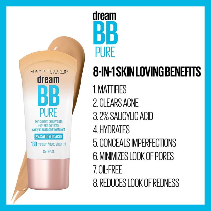 Maybelline%20Dream%20Pure%20Skin%20Clearing%20BB%20Cream,%208-in-1%20Skin%20Perfecting%20Beauty%20Balm,%20Medium,%20120,%2030ml%20By%20Genuine%20Collection%20-%20Image%203