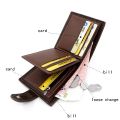 HOT Men's Wallet Made Of Leather Genuine Purse Short Hasp Portmoney Slim Port Money Billeteras Para Hombre Cuero Carteira Masculina. 