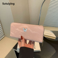 Sutuiying High quality long wallet for women in 2024 new high aesthetic value niche design high end and exquisite handbag card bag. 