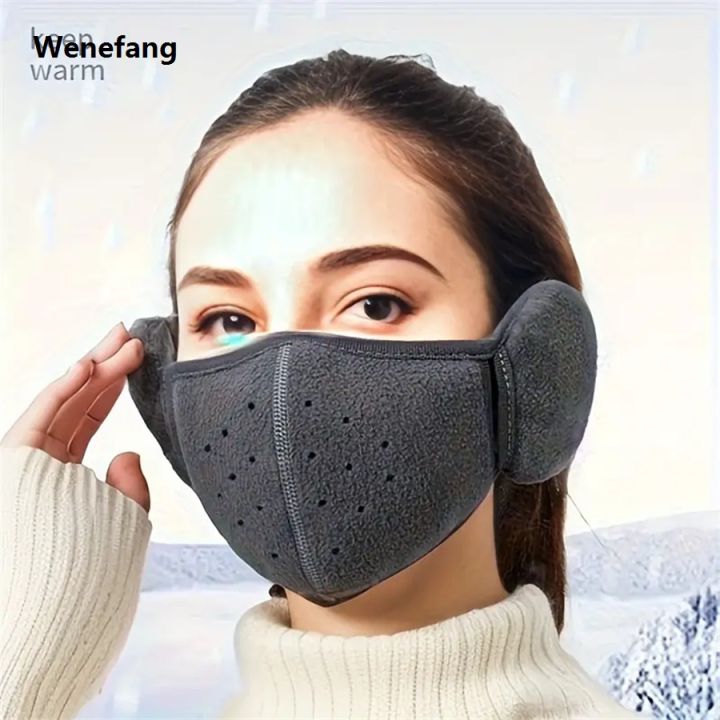 Wenefang%201pc%20Winter%20Warm%20Fleece%20Mask%20Earmuffs%20Solid%20Color%20Unisex%20Cold-Proof%202025%20New%20Mask%20Outdoor%20Cycling%20Hiking%20Skiing%20Mask%20Women%20Men%20Ear%20Warmer%20-%20Image%203