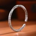 【Beiver Jewelry Store】Vintage stainless steel bangle for men women Mobius twisted cuff bracelet unisex casual pulseira gents jewelry Mobius ring totem bracelet jessicia. 